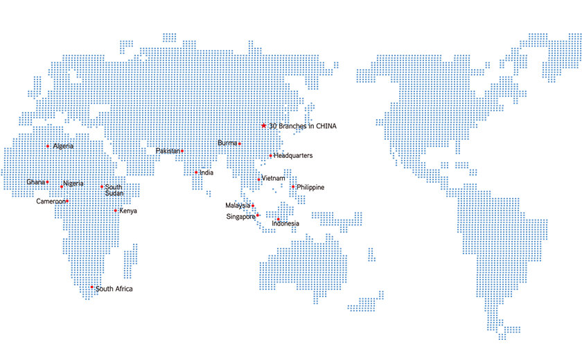 19 Branches And Offices In Overseas Countries